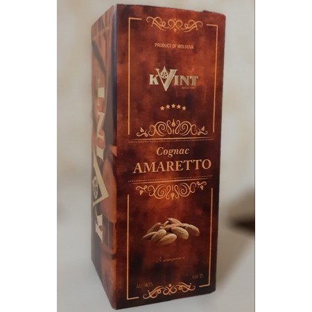 КОНЬЯК KVINT AMARETTO (КВИНТ АМАРЕТТО) 2 L 40% Vol